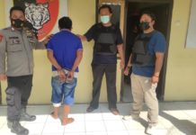 Reskrim Polsek Gadingrejo Tembak Pelaku Pencurian Sapi