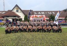 42 Personel Polres Lampung Utara Naik Pangkat di Hari Bhayangkara