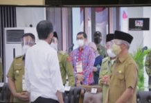 Bupati Pringsewu Hadir dalam Pengarahan Presiden Jokowi di Mahan Agung