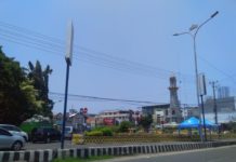 penyekatan jalan macet