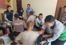 SiDokes Polres Tubaba Keliling Cek Kesehatan Anggota Polri, Lingkar Perut Jadi Sorotan