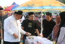 Wabup Lamtim Buka Grand Opening Pasar Ramadhan 3 Braja Sakti
