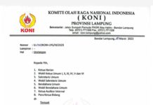 Silaturahmi dengan Gubernur Arinal, Sesali Tak Semua Pengurus KONI Lampung Periode 2023-2027 Diundang