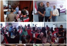 Sejuta Kacamata untuk Indonesia, LKP Suluh Kasih Bangsa dan Hotel Kyriad M2 Lampung Adakan Pemeriksaan dan Pembagian Kacamata Baca Gratis