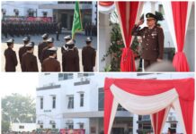 Plt. Kajati Lampung Pimpin Upacara Hari Bhakti Adhyaksa ke-64 Tahun 2024