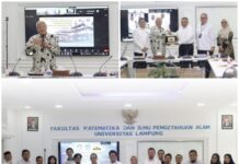 Wujudkan Universitas Berkelas Dunia, FMIPA Unila Hadirkan Narasumber Prof. Akhmafoka untuk Tingkatkan Kompetensi Kepemimpinan