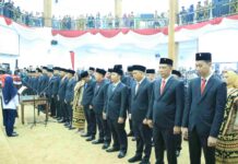 Polres Amankan Pelantikan Anggota DPRD Kabupaten Tulang Bawang Barat
