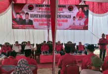 Kader PDI Perjuangan Tubaba Komitmen Menangkan Pasangan Arjuno dan NoNa
