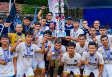 Cagub Lampung Rahmat Mirzani Djausal Hadir dalam Penutupan Open Turnamen Sepakbola yang Digagas Gemilang