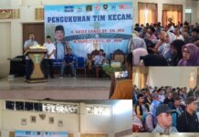 586 Tim Pemenangan Dikukuhkan, Aries Sandi Janjikan Jalan di 148 Desa Mulus dalam Dua Tahun