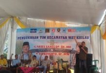 Ayah Ketua KONI Pesawaran Dukung Paslon Asri di Pilkada 2024