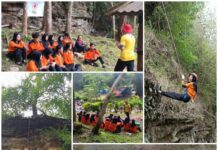 UKM KSR PMI Unit Unila Gelar Latihan Pemantapan Mitigasi Bencana dan Penyelamatan Vertikal