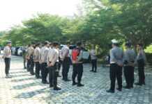 Polres Tulang Bawang Barat Turunkan 33 Personel Amankan Pelantikan Pimpinan DPRD