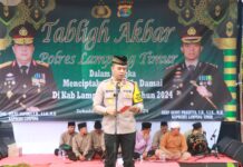 Polres Lampung Timur Gelar Tabligh Akbar untuk Wujudkan Pilkada Damai 2024