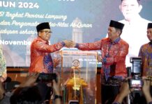 Pj. Bupati Tubaba M. Firsada Hadiri Pembukaan MTQ Ke 51 Provinsi Lampung