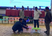 Rekapitulasi Suara di Swissbell Hotel, KPU Pesawaran Nyatakan Aries Sandi – Supriyanto Pemenang Pilkada 2024