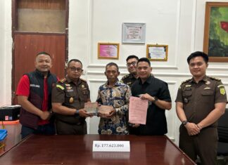 Sutarlan Titipkan Uang Rp 177 Juta ke Kejaksaan, Diduga Terkait Kasus Korupsi Ganti Rugi Bendungan