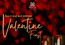 Valentine Feast di Batiqa Hotel Lampung, Makan Malam Sepuasnya Hanya Rp99.999 nett/pax dan Beli 3 pax Gratis 1 pax