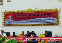 Dalam Rapat Paripurna DPRD, Bupati Novriwan Jaya Perkenalkan Visi Kepemimpinannya
