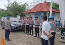 Hari Ketiga Operasi Ketupat Krakatau 2025, Kasi Propam Polres Tulang Bawang Barat Sidak Gaktiblin Personil Pos Pam