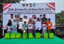 Forkopimcam Way Bungur Gelar Bukber Dan Santunan Anak Yatim