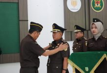 Kejari Pesawaran Pimpin Sertijab Eselon lV