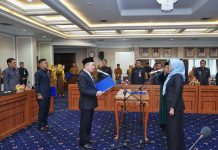 Lagi, Gubernur Lantik Pejabat Pimpinan Tinggi Pratama di lingkungan Pemprov Lampung