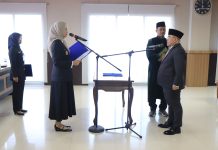 Wagub Jihan Lantik dr. Imam Ghozali sebagai Direktur RSUD Dr. H. Abdul Moeloek