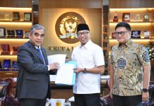 Bawa 10 Tuntutan Aksi ke Presiden, Gubernur Lampung Temui Ketua MPR RI dan Wamensesneg