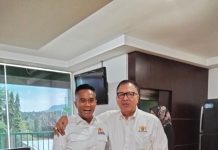 Alzier Hadiri Rapimprov Kadin Lampung Bersama Anindya Novyan Bakrie