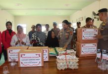 Kapolres Lampung Timur Salurkan Bantuan Sosial untuk Keluarga Pasien ODGJ