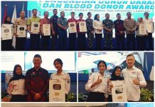 KSR PMI Unit Unila Raih Penghargaan sebagai Instansi Pendonor Darah Terbaik Kategori “White” dari UDD Pembina PMI Provinsi Lampung