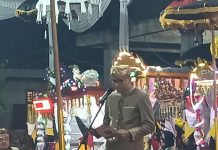 Gubernur Lampung Rahmat Mirzani Djausal Hadiri Cangget Agung Turun Mandi Begawi di Buay Nuat Kedaton Induk Lampung Timur