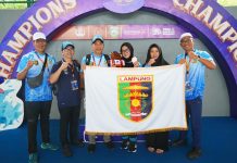 Pornas XVII, Cabor Renang Sumbang Medali Pertama Bagi Lampung