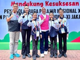 Atlet Senam Rytmik Felizya Jadi Emas Pertama Lampung di POPNas 2025