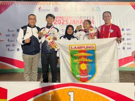 POPNas 2025, Lampung Tambah 2 Medali Emas dari Atletik