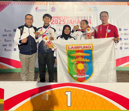 POPNas 2025, Lampung Tambah 2 Medali Emas dari Atletik