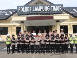 Polwan Cantik Siap Jaga Warga! Kapolres Lamtim Launching Patroli Polwan