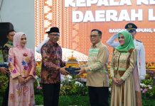 Pisah Sambut Kapolda Lampung, Gubernur Mirza: Irjen Helmy Santika Sosok Inovatif dan Penjaga Kamtibmas yang Solid