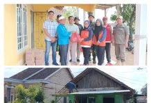 Puting Beliung Terjang Bandar Agung, BPBD, PMI dan FPRB Lampung Timur Turun Langsung Tinjau Kerusakan