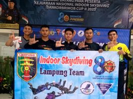 Terjun Payung Lampung Rebut 3 Medali di Kejurnas Jabar