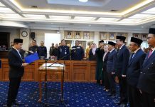 Lantik Sejumlah Pejabat, Gubernur Tekankan Profesionalitas dan Inovasi Layanan Publik