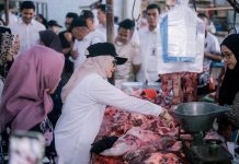 Jelang Lebaran, Bupati Lamtim Sidak Pasar: Daging Sapi Tembus Rp150 Ribu/Kg