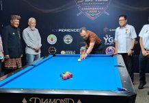 Harapan Ketua KONI Lampung pada Tournamet International di Rumah Biliar Leng’s Billiard Kedamaian