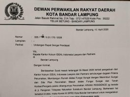 DPRD Bandarlampung Gelar RDP Bahas Pengaduan Dugaan Pidana Pembangunan Perumahan Arana Residence Sukabumi diatas Fungsi Sungai