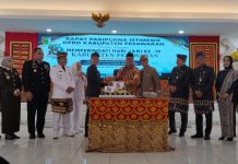 Hadir dalam Rapat Paripurna Istimewa HUT ke-19 Pesawaran, Alzier Sorot Kondisi Masyarakat dan Minta Bupati dan Wabup Mundur