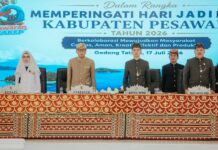 Hadiri Rapat Paripurna Istimewa DPRD Kabupaten Pesawaran dalam rangka peringatan Hari Jadi ke-19 Kabupaten Pesawaran, Gubernur Lampung Ajak Pesawaran Perkuat Kolaborasi dan Tingkatkan Kualitas SDM